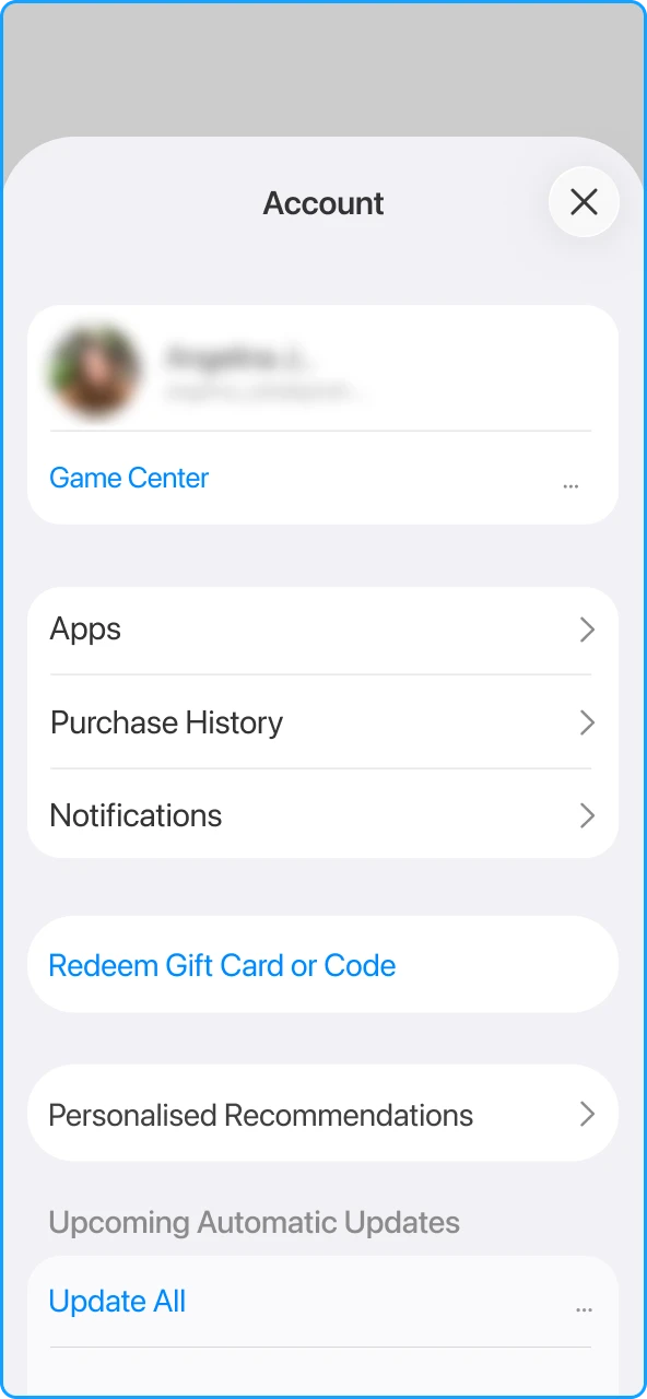 Login to your AppleID profile.