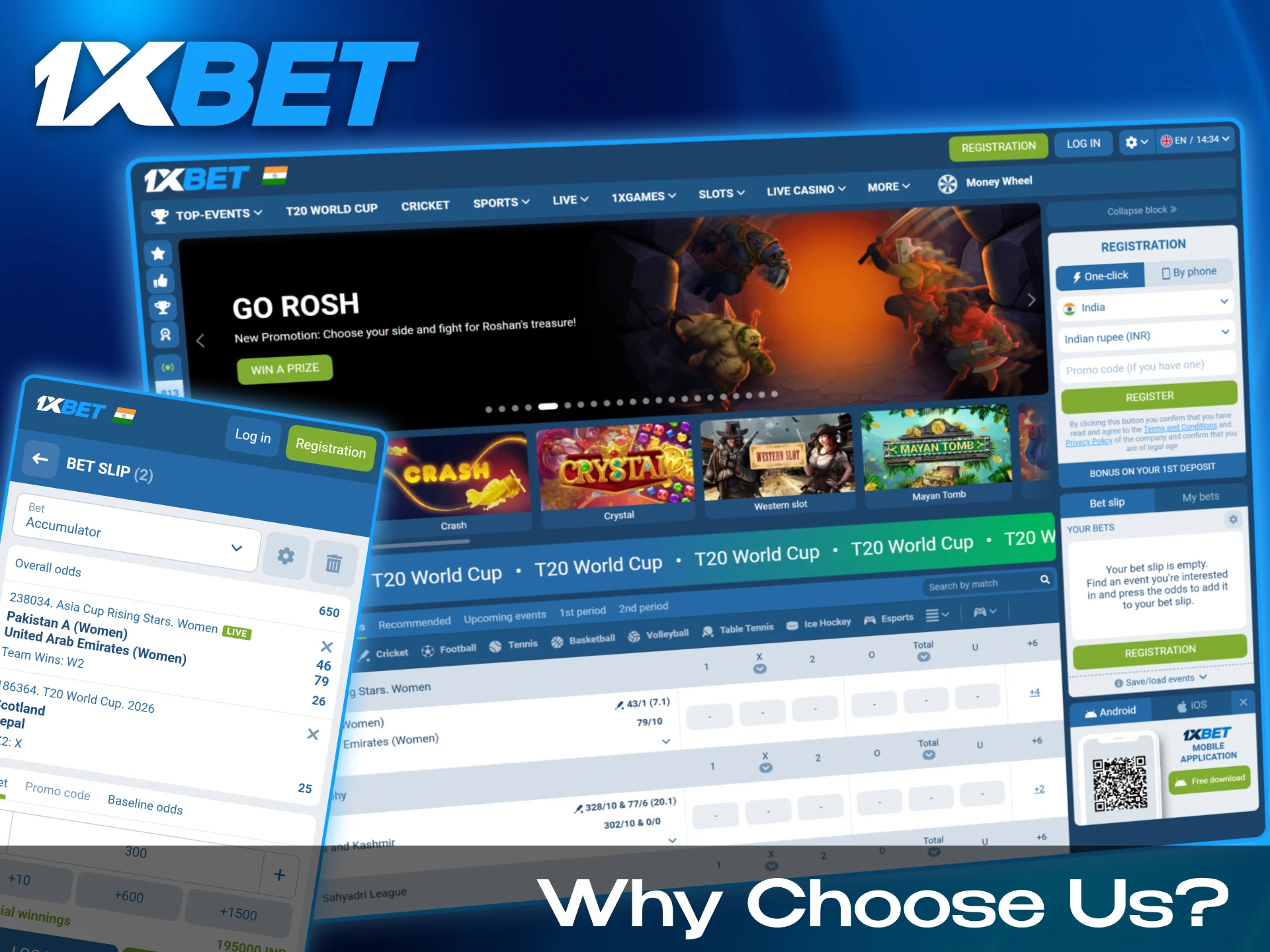 Nine main reasons to bet on sports on 1xBet.