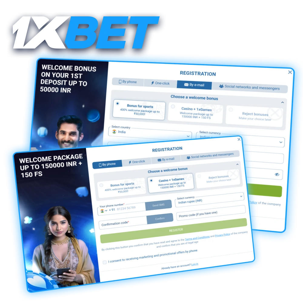 Read our guide to register in 1xbet woth no problems.